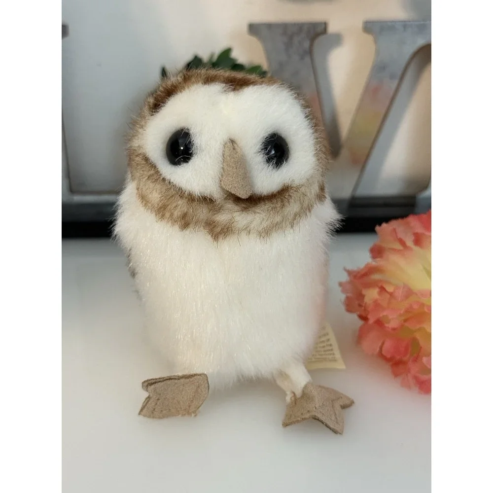 Vintage Folkmanis 2003 Mini Barn‎ Owl Finger Puppet 4.5 Inches Excellent Age 3+